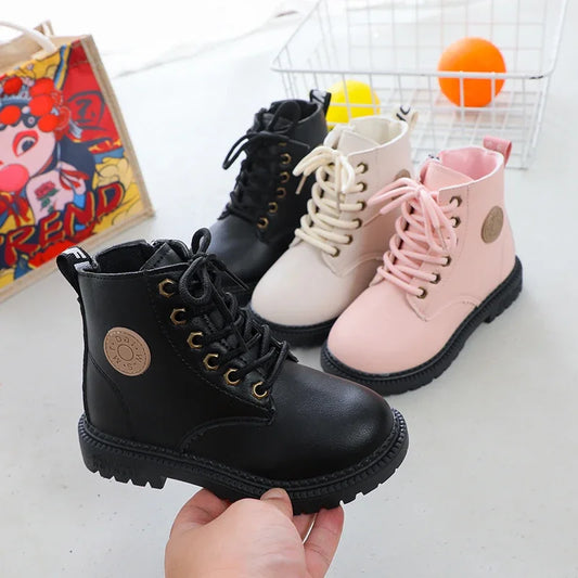 Kids Ankle Snow Boots - Classic Warm Boots for Boys and Girls
