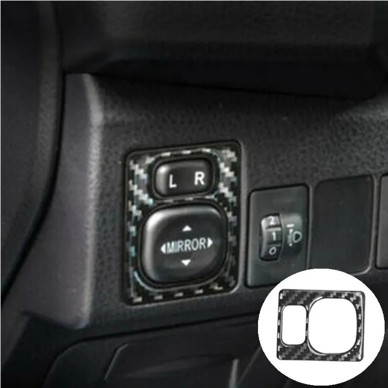 Black Carbon Fiber Car Interior Decoration Protection Sticker Auto Accessories For Toyota Corolla 2014 2015 2016 2017 2018