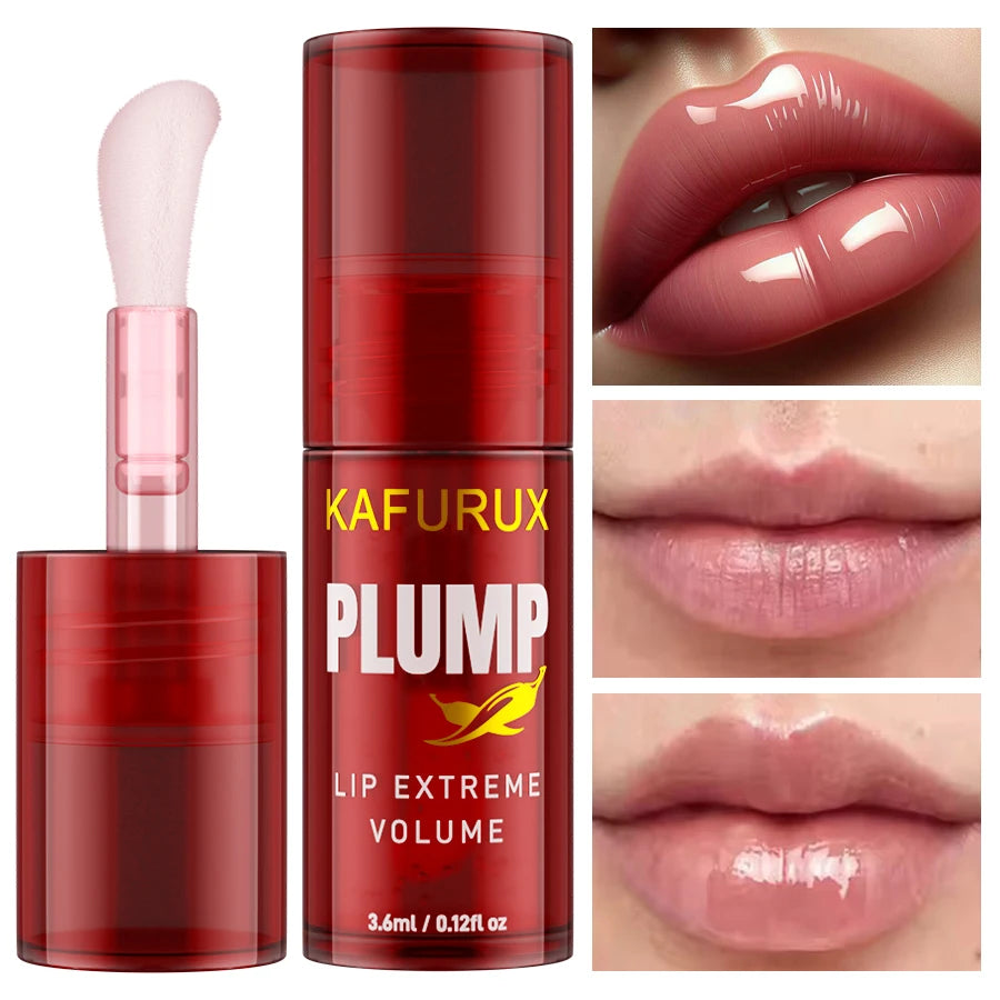 1/2PCS Lip Plump Long Lasting Lip Oil Moisturizing Lip Gloss Serum Instant Volumising Essence Oil Repair Lip Fine Lines Increase