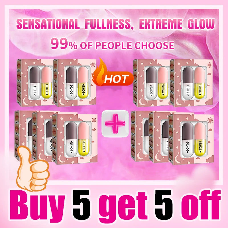 100% lip augmentation in one month