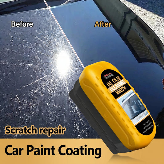 Windshield Oil Film Remover & Glass Cleaner Brush – Car Window Care