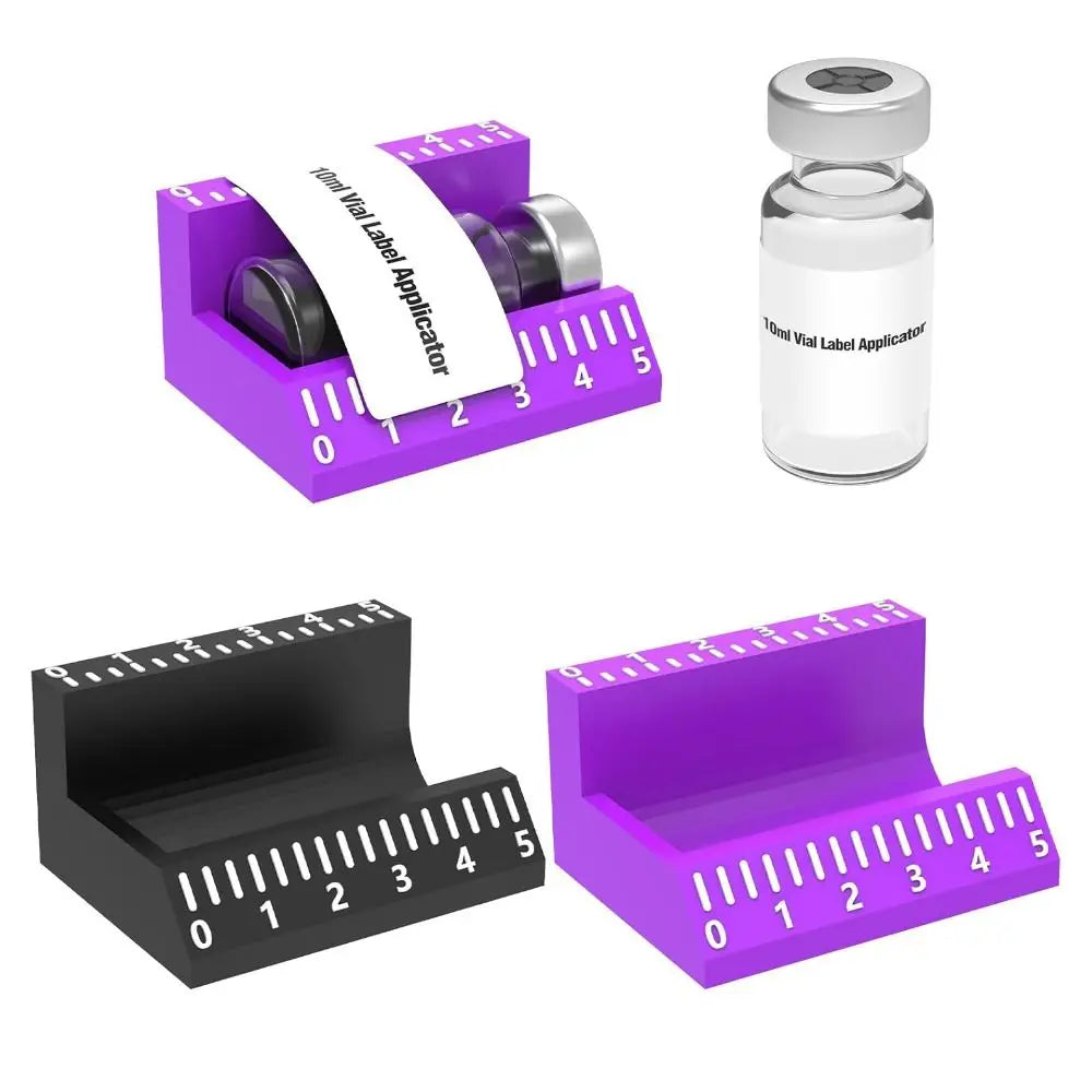 3ml/10ml Vial Label Applicator Easy Alignment Time-Saving Sticker Alignment Tool Precise Application Reusable Labeling Tools