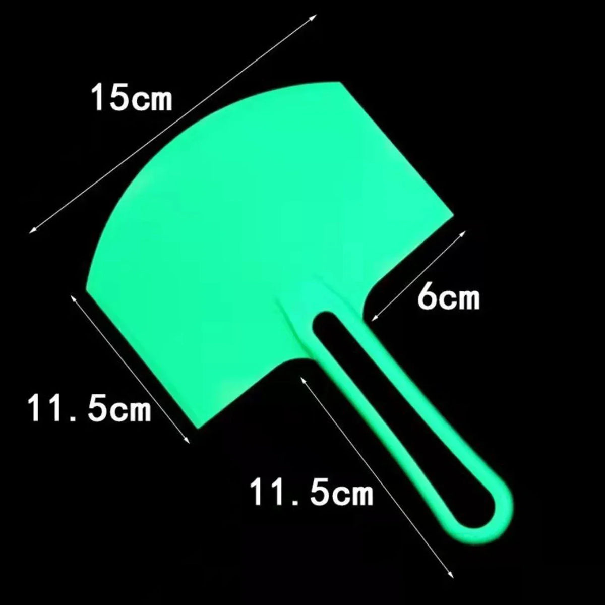 Curved Plastic Putty Knife Scraper for Drywall and Plaster