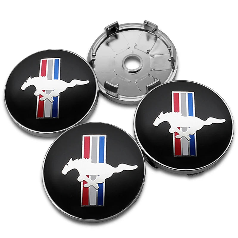 4Pc 56mm 60mm 54mm Car Wheel Center Hub Cap For Ford Fiesta Mondeo Fusion Explorer Escape Focus Kuga Rim Cover Sticker Accessory