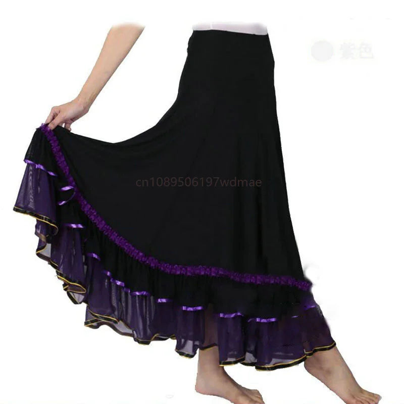 Women's flamenco dress with swing skirt