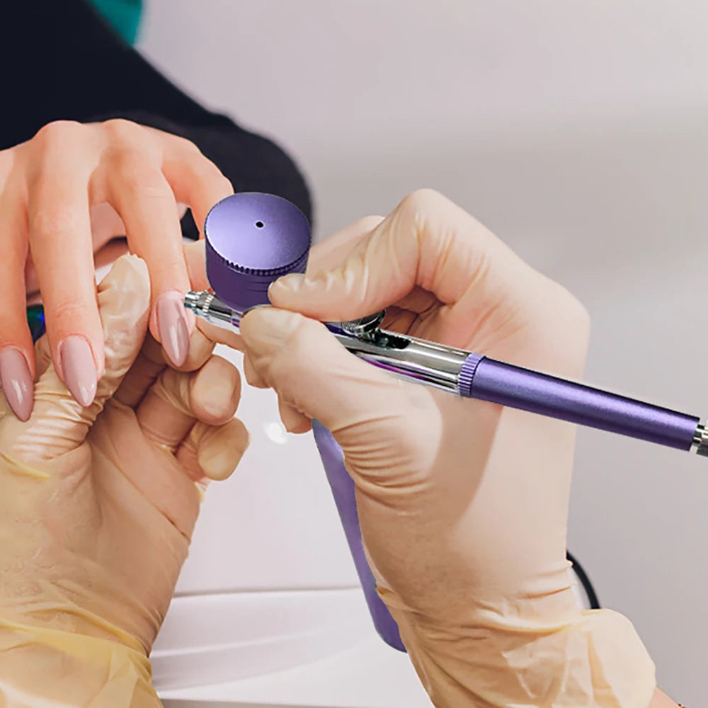 Portable Airbrush Nail With Compressor Airbrush Rechargeable Wireless Handheld Spary Gun for Nails Art Painting Craft