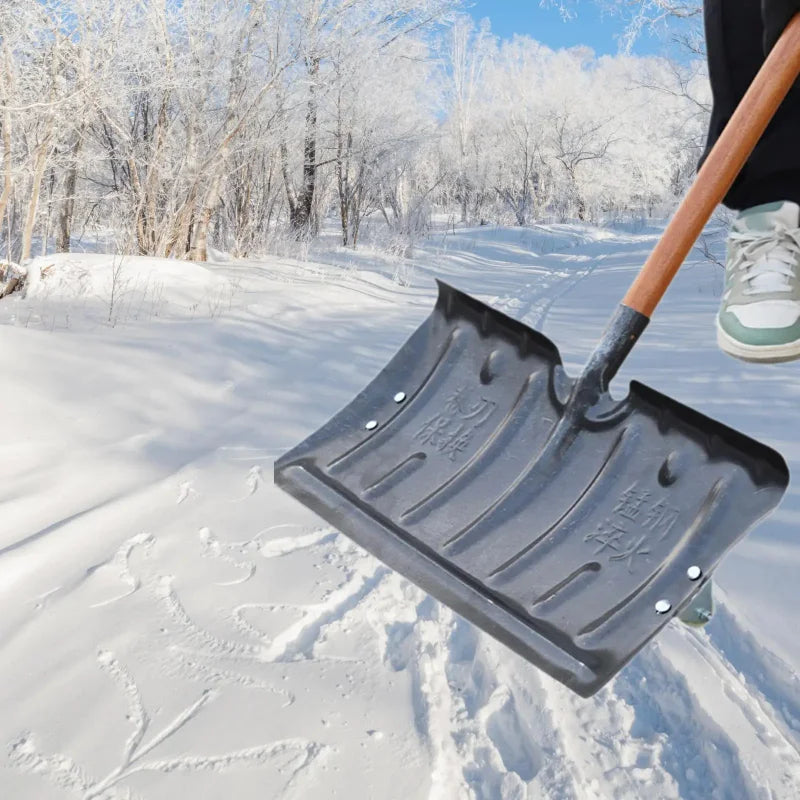 Heavy-Duty Snow Shovel Head — Replacement Snow Pusher for Deck, Yard & Road
