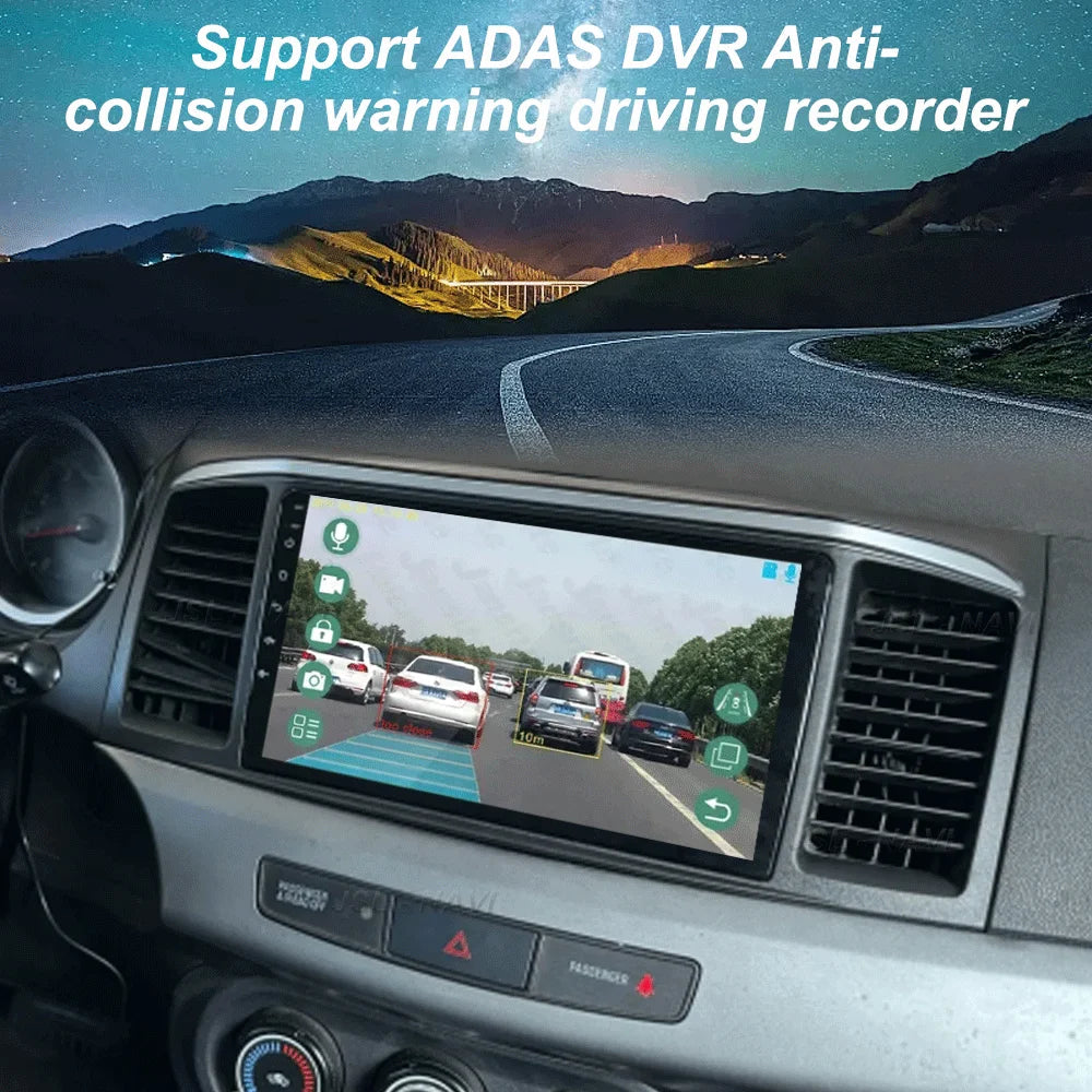 Android 16 For MITSUBISHI LANCER 9 10 X 2008 - 2016 Car Radio video Player 9Inch Stereo Audio GPS Player Carplay Auto Screen