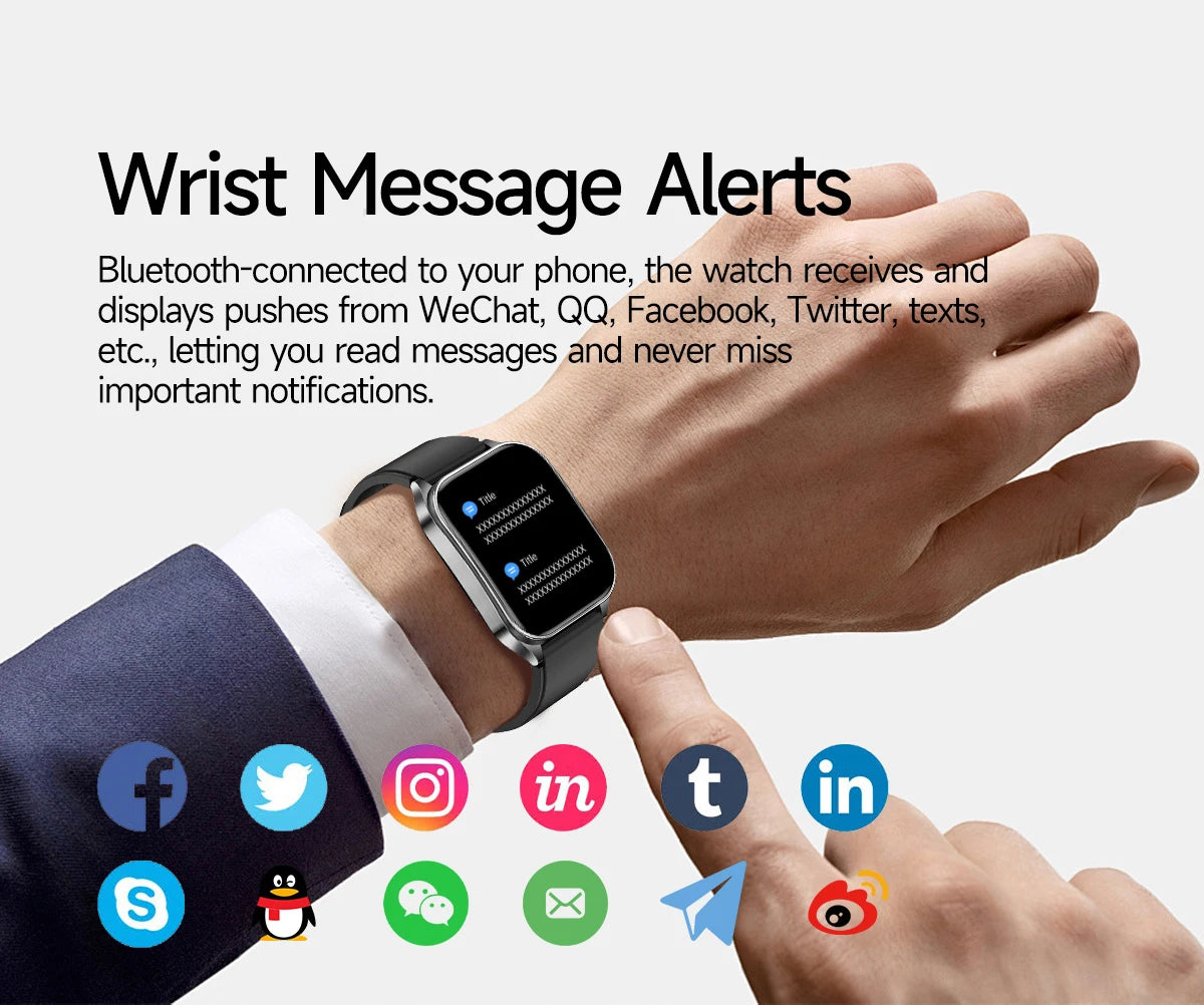 2026 AI-GPT ECG Health Smartwatch – Blood Pressure, Lipid, Uric Acid & 650nm Dual-Probe Laser | Men & Women