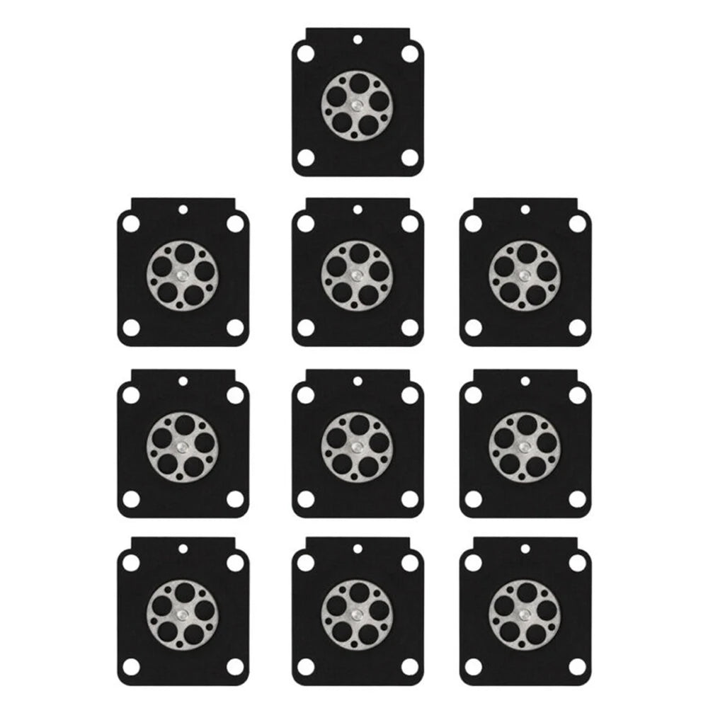 10PCS Carburetor Metering Diaphragm Carburetor Membrane Pads For Stihl 4314 121 4700 For Zama A015053 C1Q Carb Auto Accessories