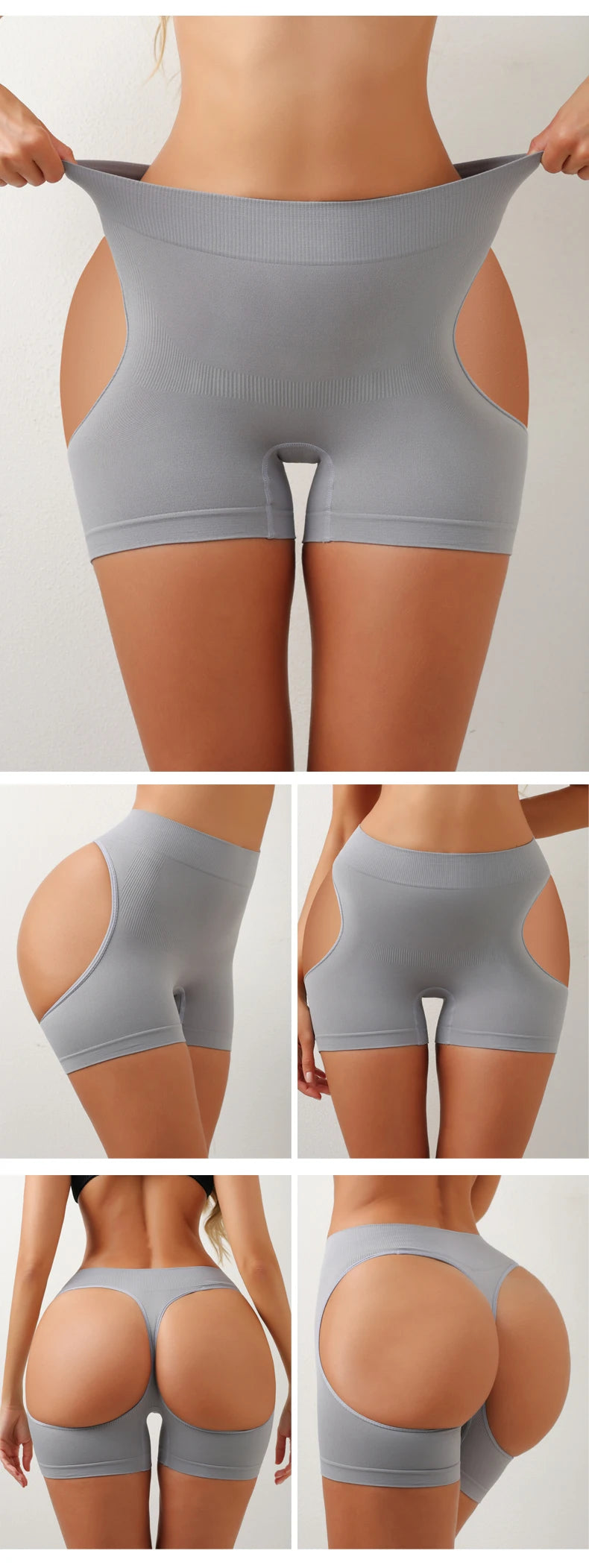 Women Hip Enhancer Body Shaper Shorts Show Buttocks Butt Lifter Underwear Tummy Control Shapewear Brief Belly Slimming Panties