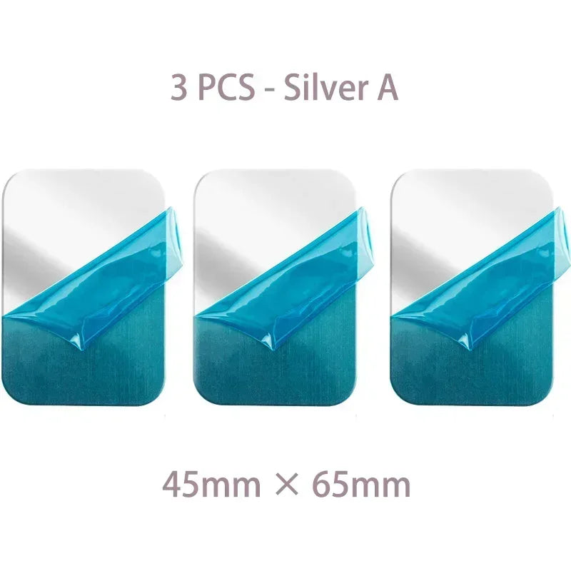 Universal Metal Plate & Metal Ring Mobile Phone Popsocket Accessories Suitable for Magnetic Phone Stands and Car Phone Holder