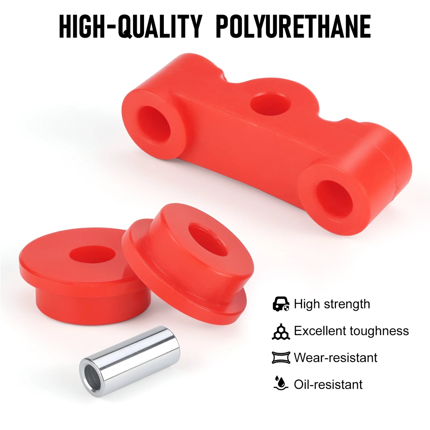 Replacement Red Polyurethane Shift Linkage Bushings For Honda Civic EG EK 1992-2000 For D-Series Engine Shifter Bushings Set