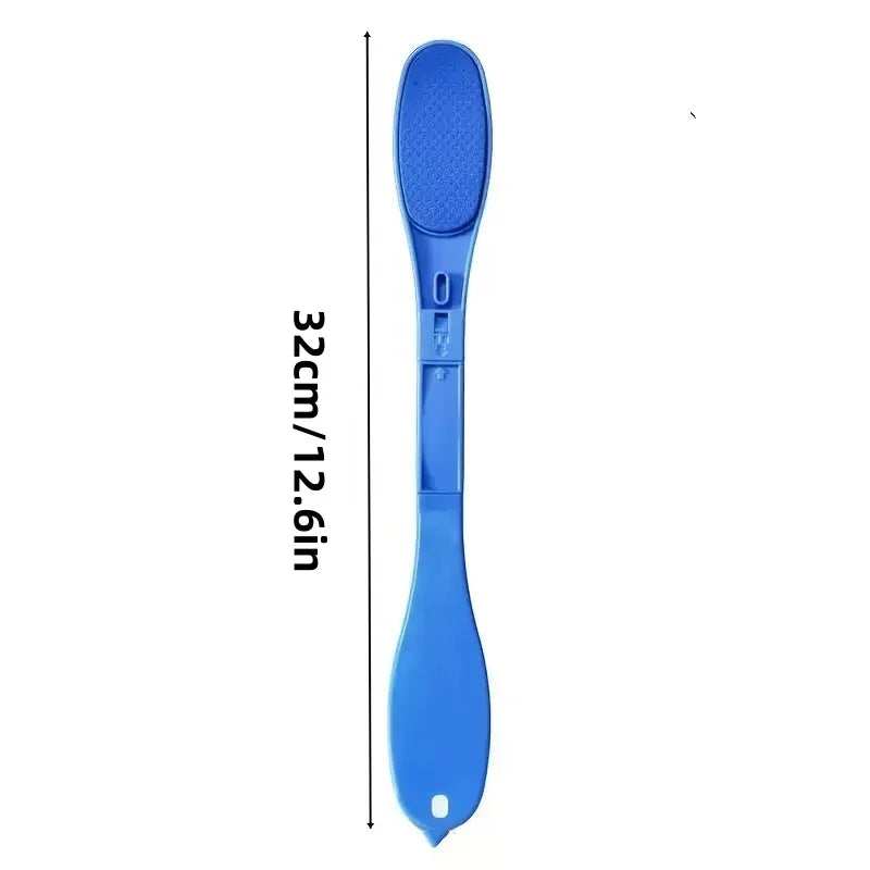2/1 piece set of long-handled back body lotion applicator brush with detachable storage design, convenient for independently applying body lotion, tanning oil, and external ointments, a practical skincare tool suitable