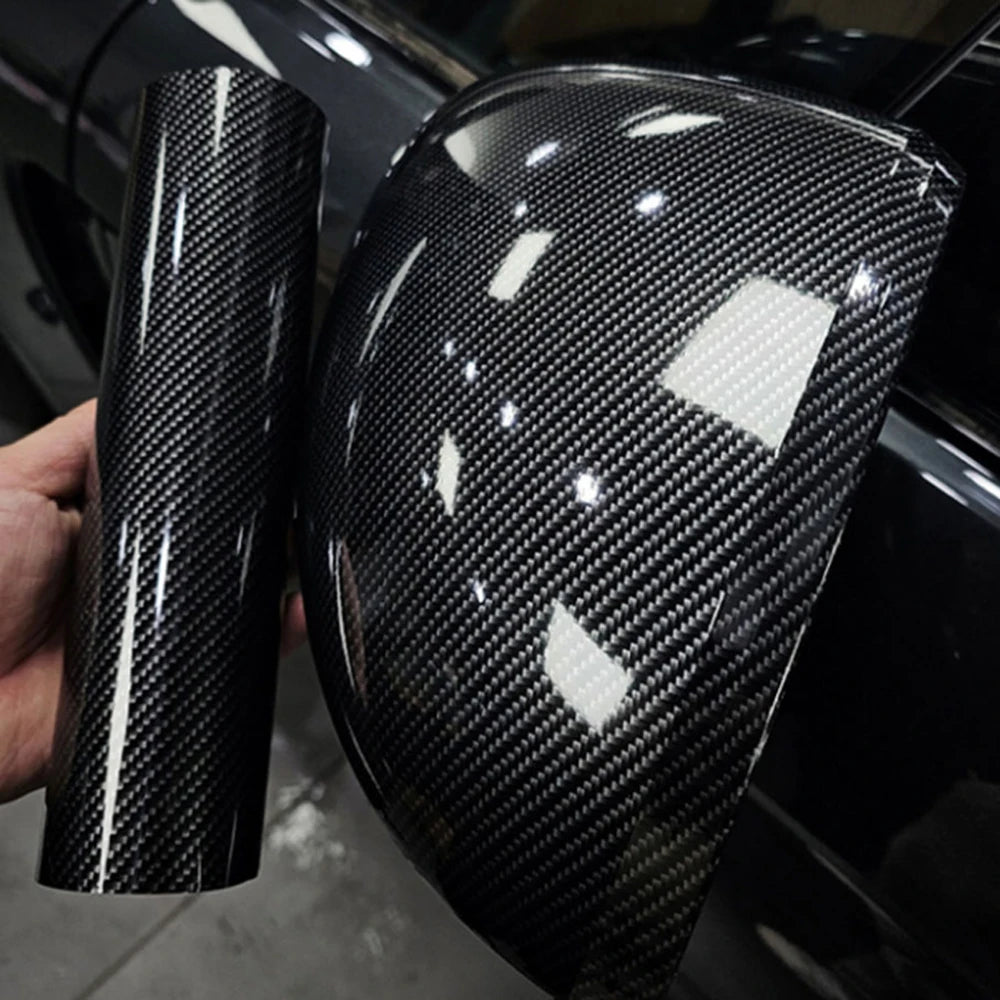 Carbon Fiber Body Film Auto Tuning Accesorios Motorcycle Stickers Car Body Films Glossy Vinyl Wrap Decal  Adhesive Stickers