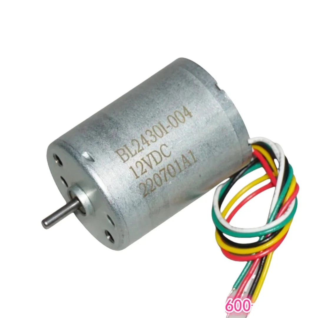 Electric Motor Brushless DC 12V 4500rpm 24mm 2430 BLDC Micro Motors For Medical Pump And Smart Home Equipments
