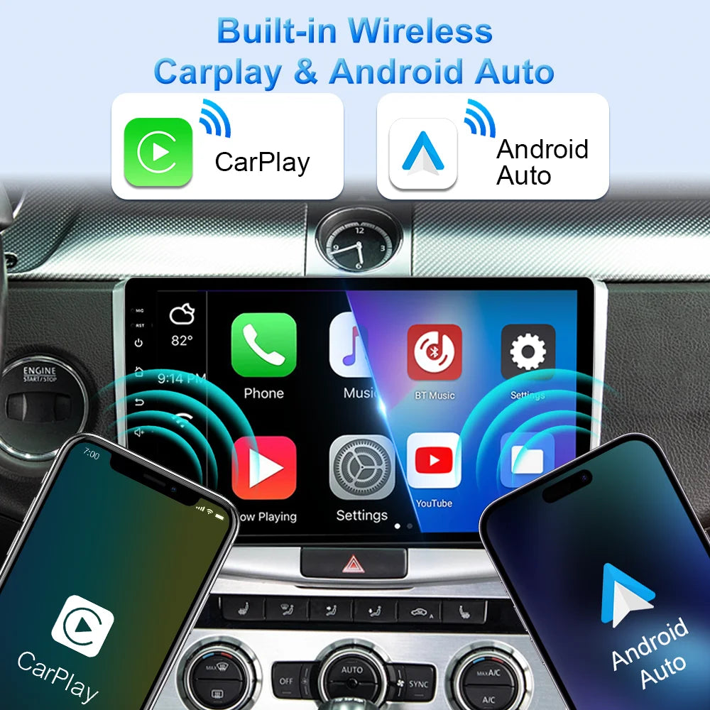 Car Stereo with Apple CarPlay & Android Auto, Compatible with VW Passat B6 B7 & CC