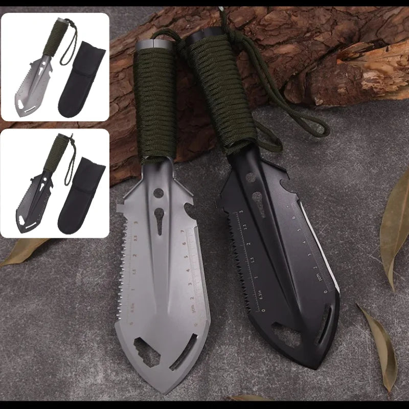 Portable Folding Camping Shovel – Stainless Steel Multifunctional Outdoor & Garden Spade