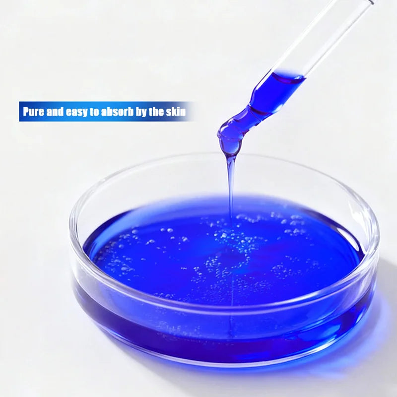 100ml blue copper peptide anti wrinkle essence - powerful concentrated liquid, creating fresh skin, non oily, fast tightening an