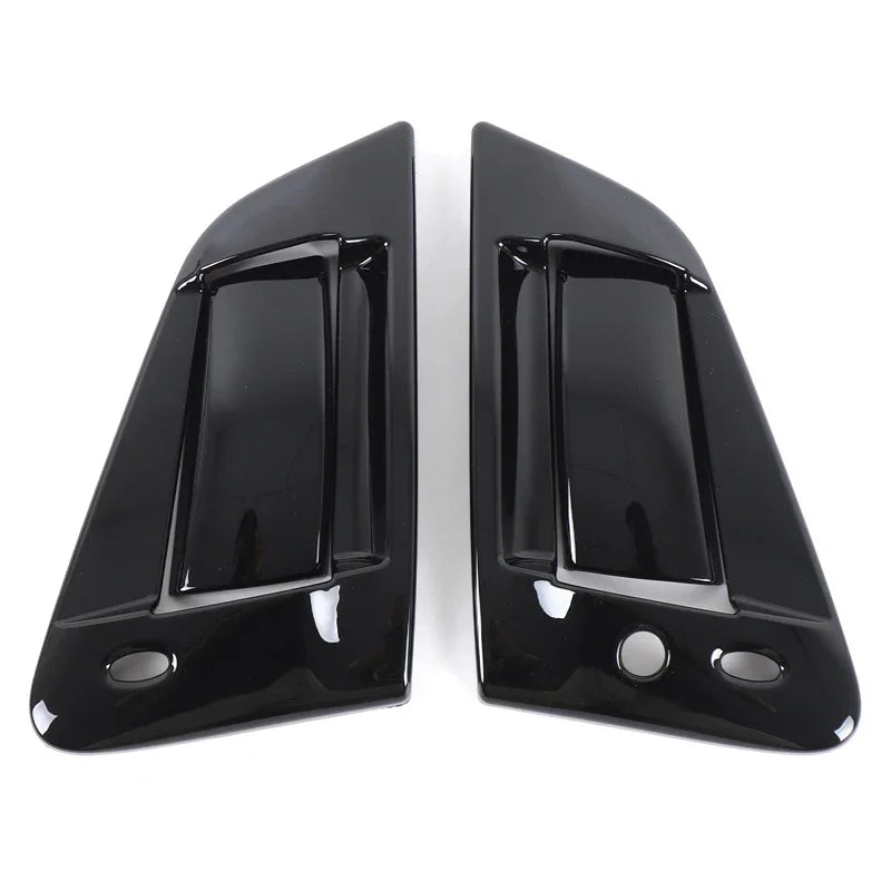 For 2009-2020 Nissan 370Z Door Handle Frame, Exterior Door Handle Decorative Frame ABS Carbon Fiber Pattern 4pcs RHD