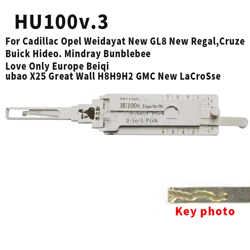 8PCS LISHI 2in1 Decoder For Volkswagen Audi Mercedes-Benz Skoda Porsche Ford Chevy Buick Hyundai Toyota BMW Locksmtihs tool