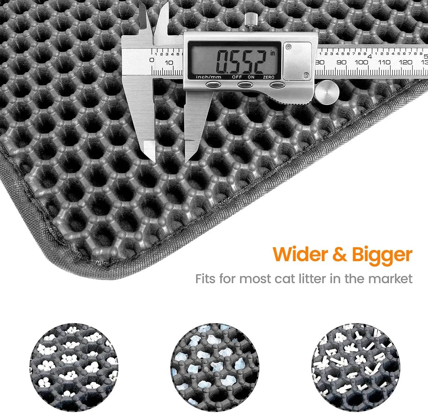Pet Cat Litter Mat Waterproof Double Layer Cat Litter Trapping Pet Litter Box Mat Clean Pad Products For Cats Accessories