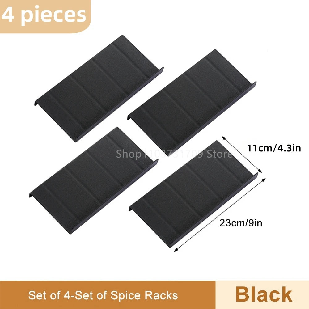 4-Tier Spice Drawer Organizer - Adjustable Insert for Spice Jars - photo 8