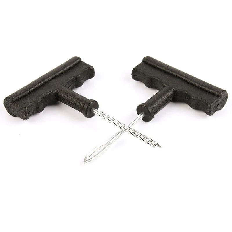 Car Tire Repair Tools Kit with Rubber Strips Tubeless Tire Tyre Puncture Plug Seal Repair Tool Kit for Bicycle Motorcycle Car