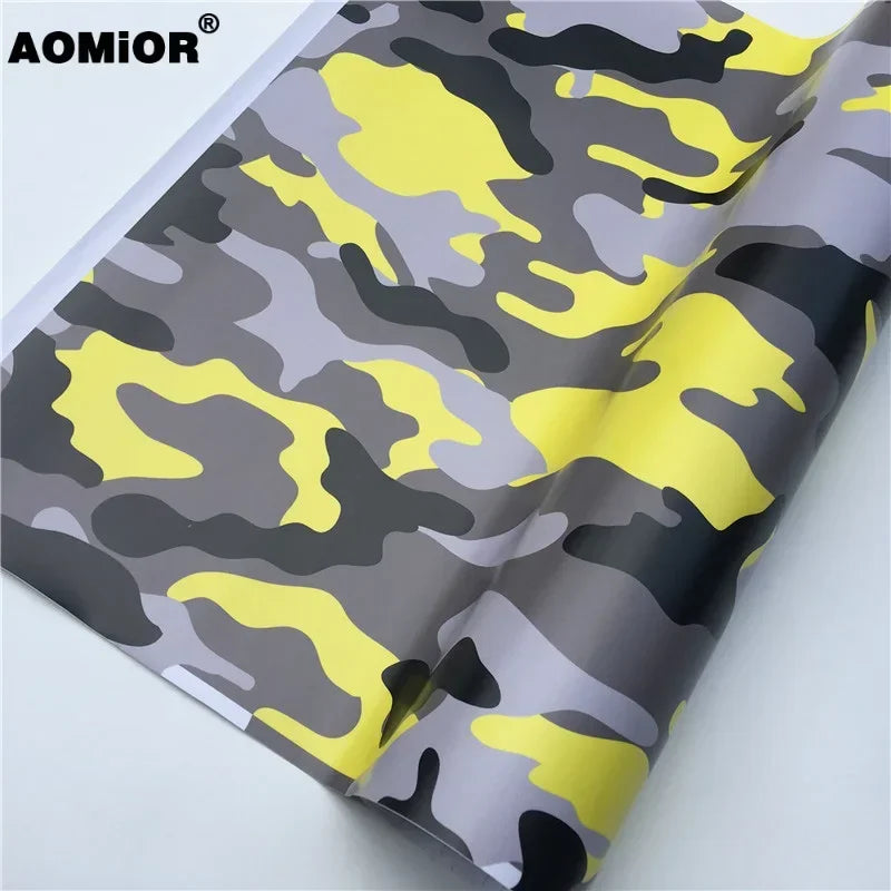 Arctic Snow Camo Vinyl Film Car Wrap Camouflage Vinyl Wrapping Car Sticker Bike Console Computer Laptop Skin Scooter Motorcycle