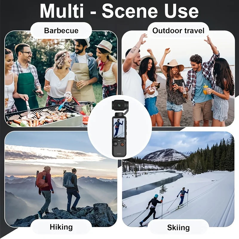 4K Ultra-Light Sports Camcorder with Tripod & 32GB Memory