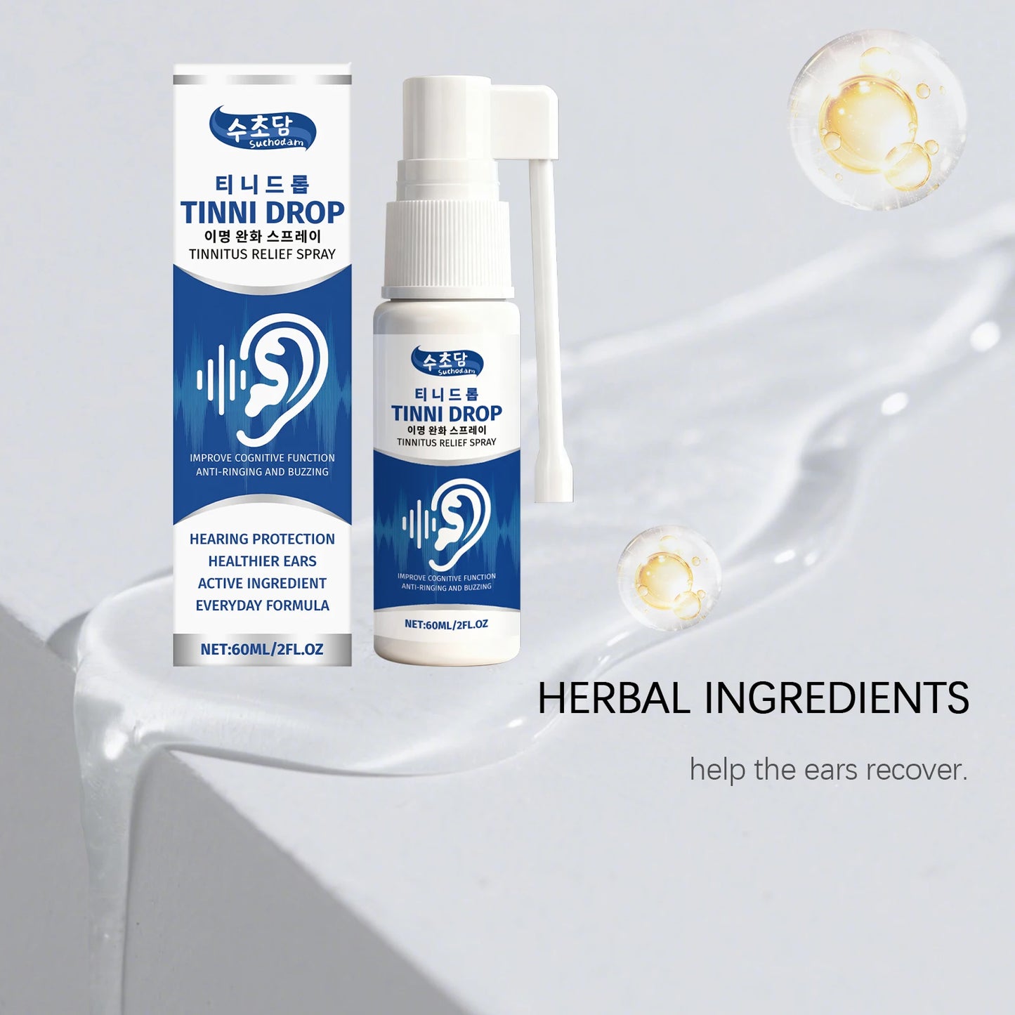 Ear Cleaning Spray 60ml — Earwax Removal & Gentle Ear Hydration Care