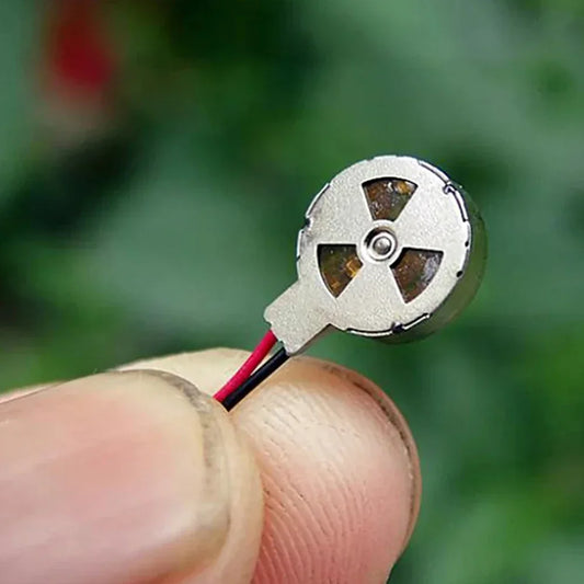 8mm*2.5mm Mini Vibration Motors DC 3V - 4.2V Flat Coin Button-Type Micro DC Vibrating Brushless Motor for Smart Sports Watch