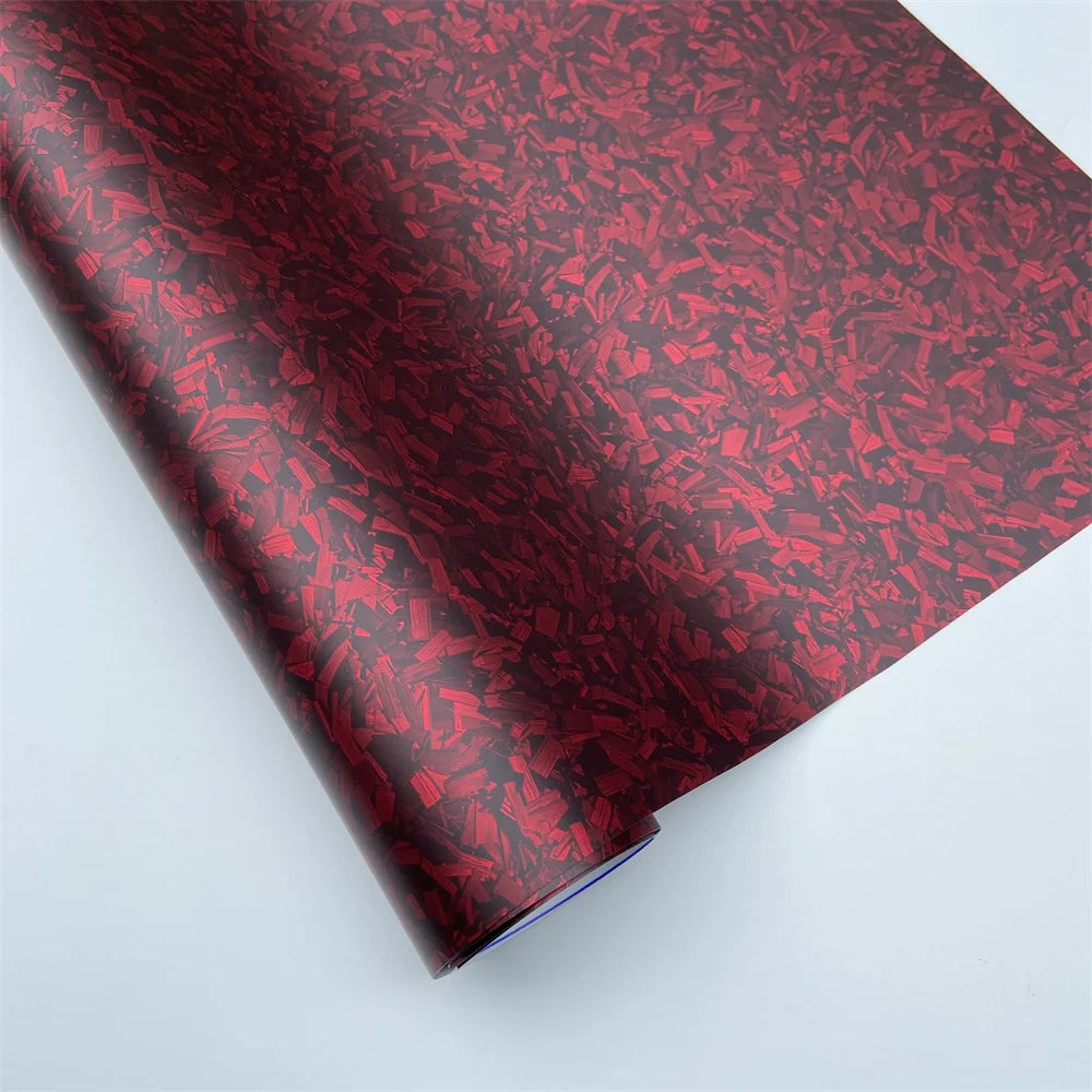 Forged Carbon Fiber Vinyl Wrap - Air Bubble Free Auto Adhesive Film