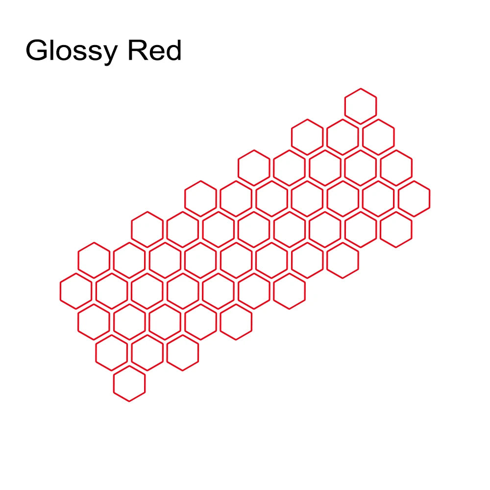 Honeycomb Side Graphic Car Decal — Vinyl Tuning Sticker, Universal