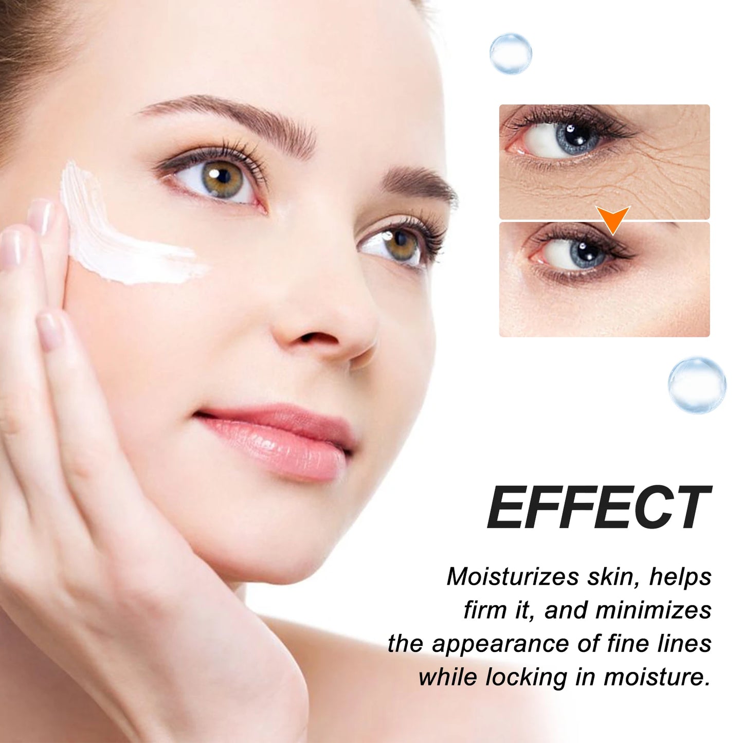 Retinol Eye Cream Wrinkle Remover Lightening Dark Circles Lifting Firming Skin Instant Eye Repair Serum Stick for Women Eye Care