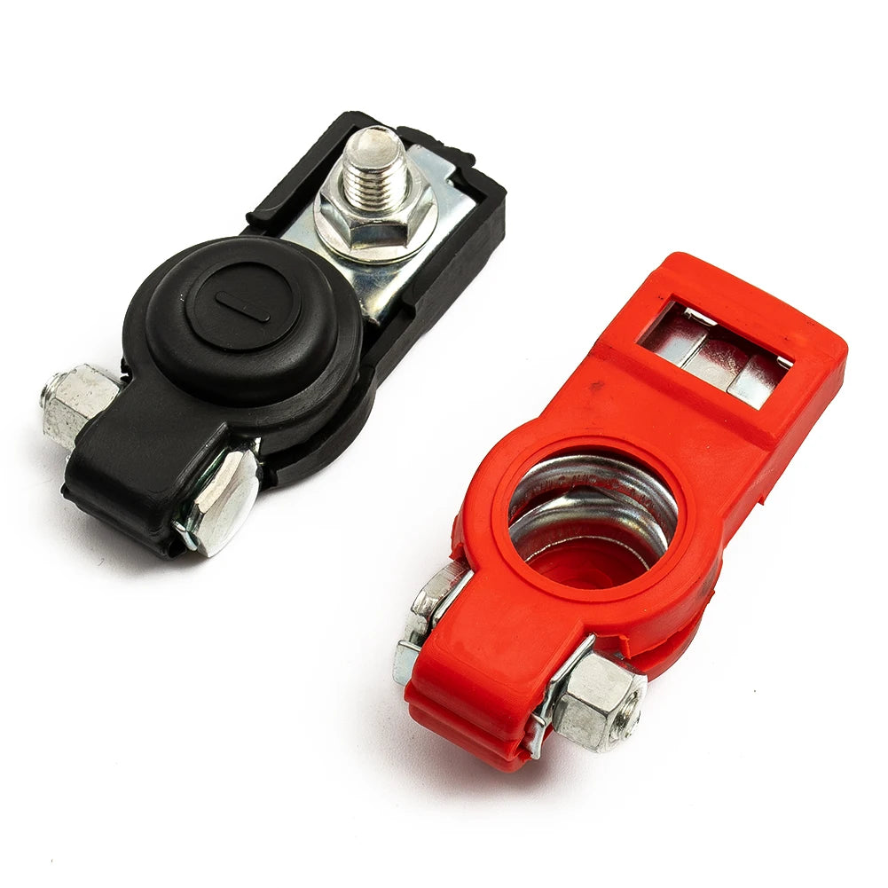 2pcs Battery Terminal Cable Clamp Negative + Positive Top-Post For Toyota For Cars And Truck Accessories