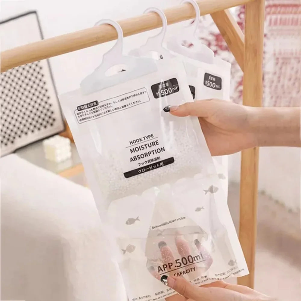 Hanging Dehumidification Bag Water Absorption Moisture-Proof Mildew-Proof Dehumidification Bag Household Desiccant Large Package
