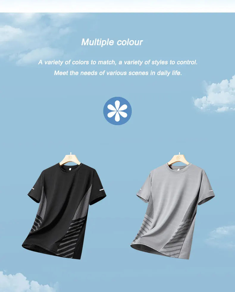 Men's quick-dry reflective running t-shirt — view 13 of 20