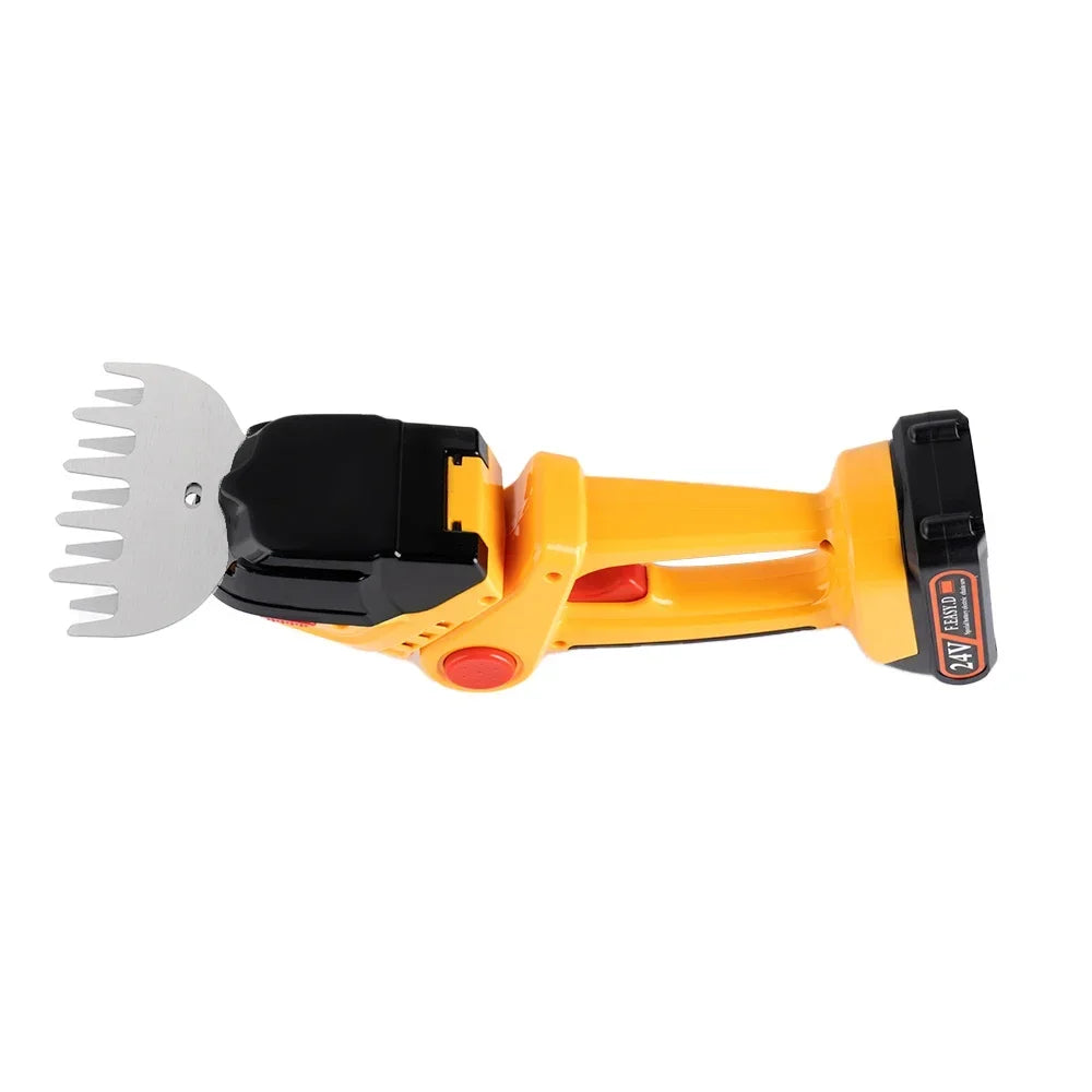 2-in-1 Cordless Hedge Trimmer & Grass Shear — 21V Battery Yard Tool