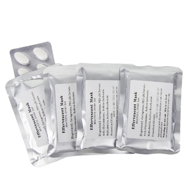8/16/32pcs/set Collagen Face Mask Capsules Effervescent Tablets For DIY Natural Fruit Vegetable Facial Mask Maker Accessory Skin