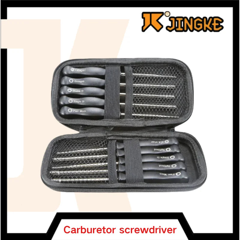 Carburetor Adjustment Tools 10pcs for Chainsaw Trimmer Multi-head Tune-up Screwdriver Set Car Repair Motorcycle Accessories
