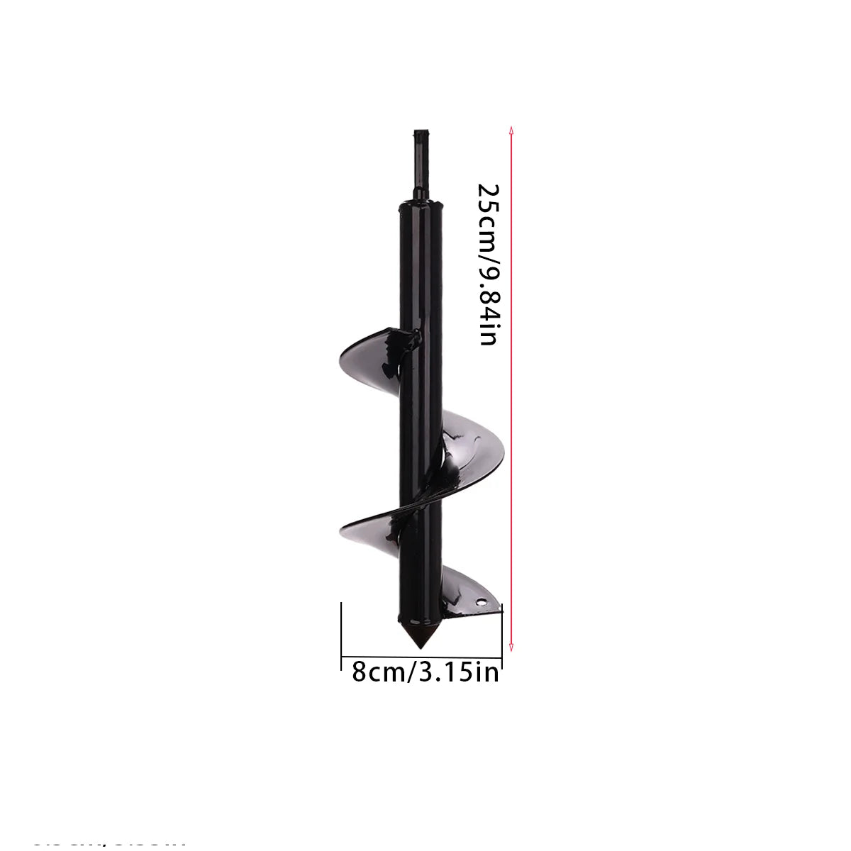 Spiral hole drill bit - Home planting spiral drill bit - Planting tool for loosening soil and digging holes, garden drill bit,