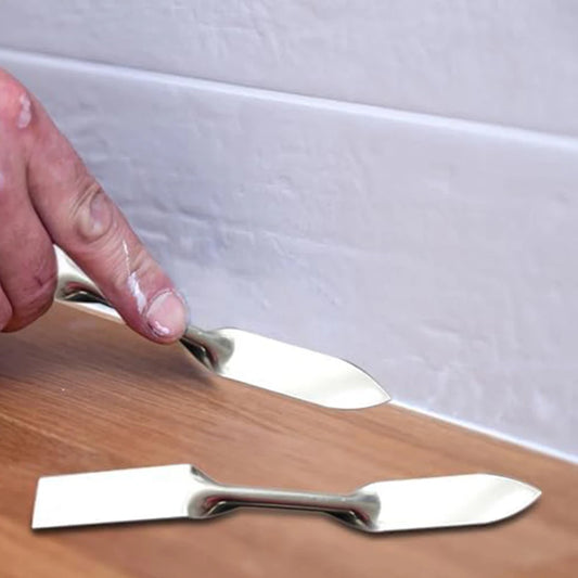 Stainless Steel Double-Ended Caulking and Grout Finishing Tool
