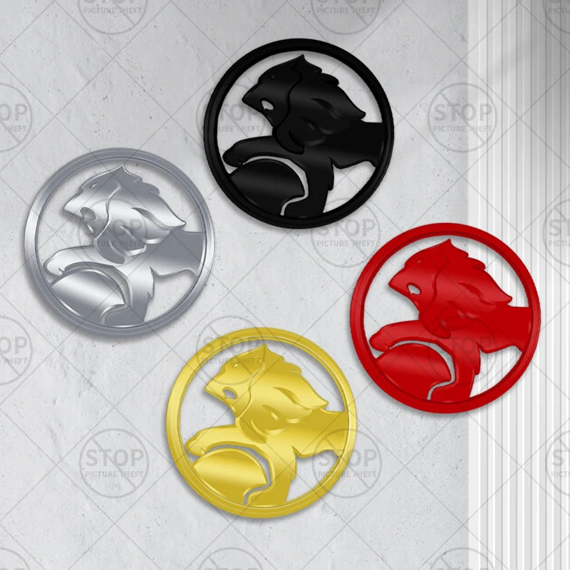 Car Sticker HSV Lion Logo 3D Decal Grille Steering Wheel Badge Rear Trunk Emblem For Holden Commodore Captiva Astra SS Cruze
