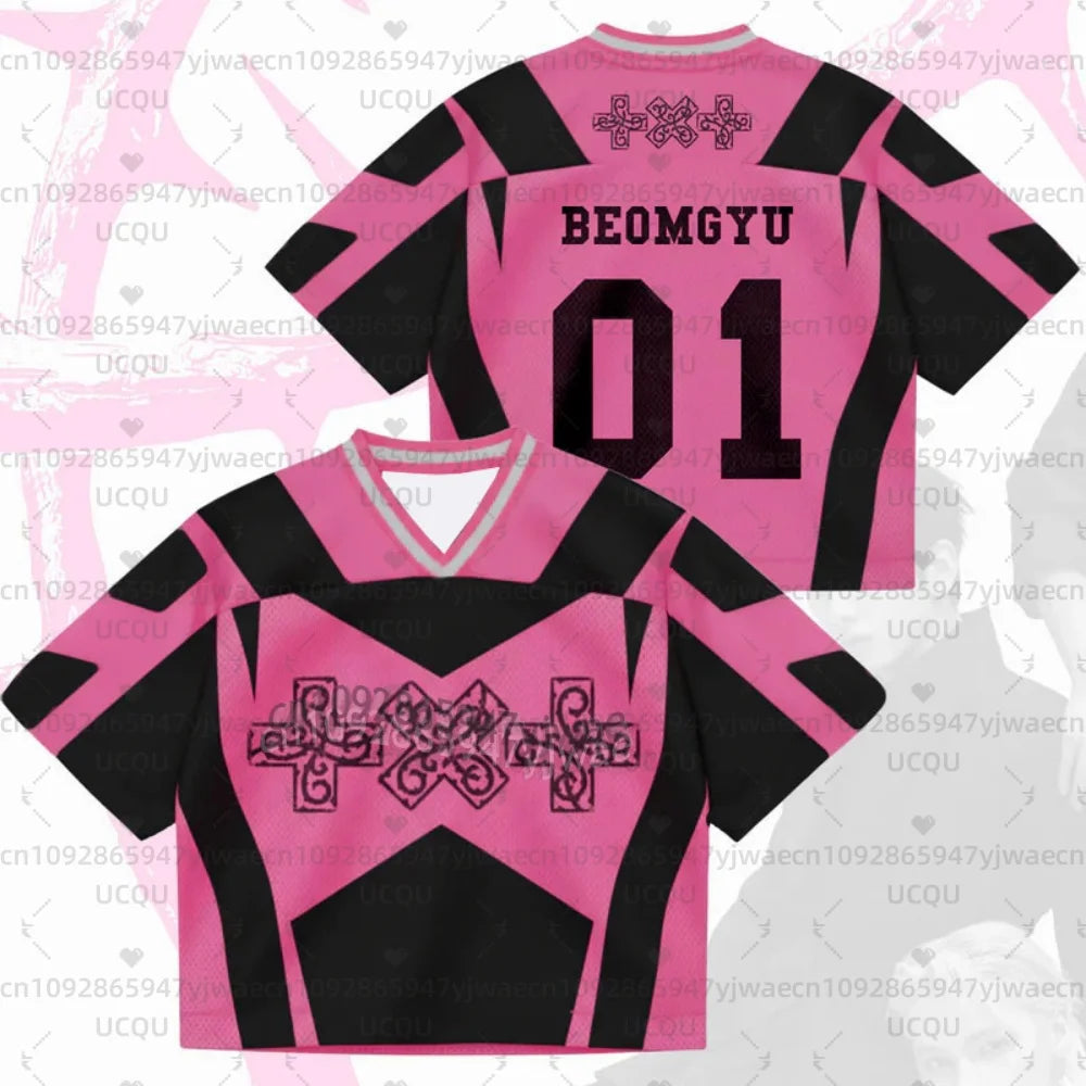 Summer Men's&Women's Album 7th Year TXT Jersey Gift For Lovers Tee Fan Gift Plus Size Fashion Street Top Casual T-shirt
