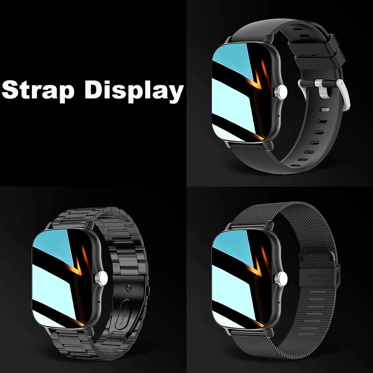 NEW 2026 Fashion SmartWatch Android Phone 2.01" Color Screen Full Touch Custom Dial Watch Women Bluetooth Call Smart Watch Men