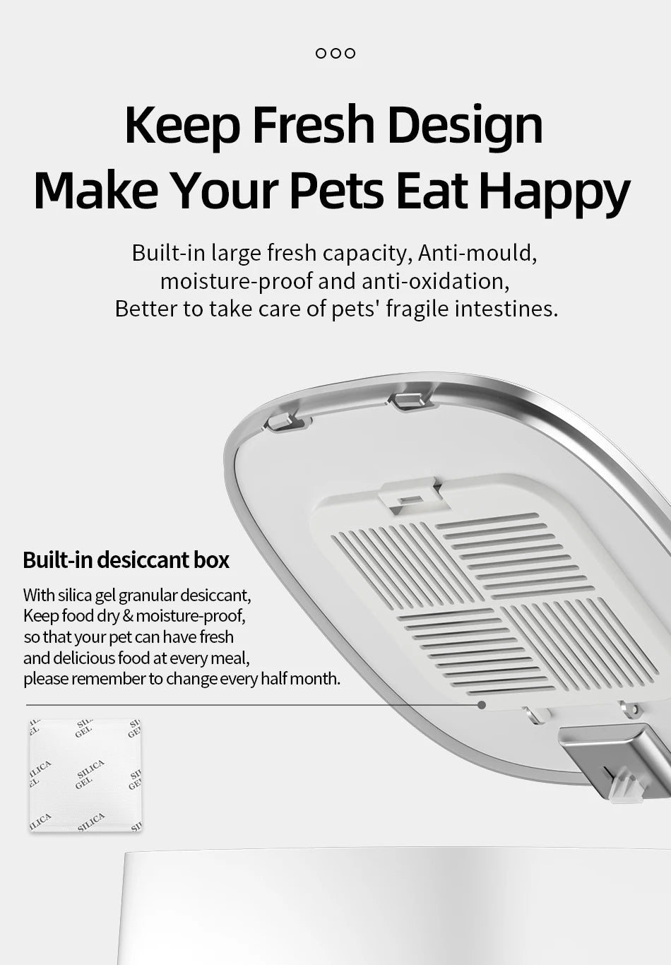 ROJECO Smart WiFi Automatic Cat Feeder – 4L Remote Control Kibble Dispenser for Cats & Dogs | Single & Dual Bowl