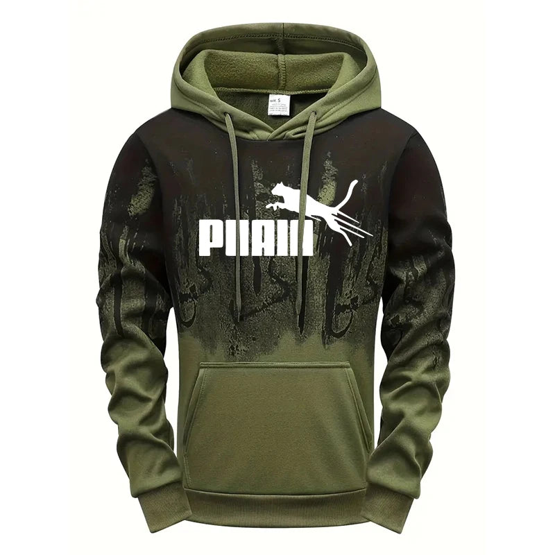 Hooded Sweatshirt and Sweatpants Outdoor Sports Jogger Suit Men's Set/Hoodie/Pants Autumn Winter Daily Casual Fashion Sportswear