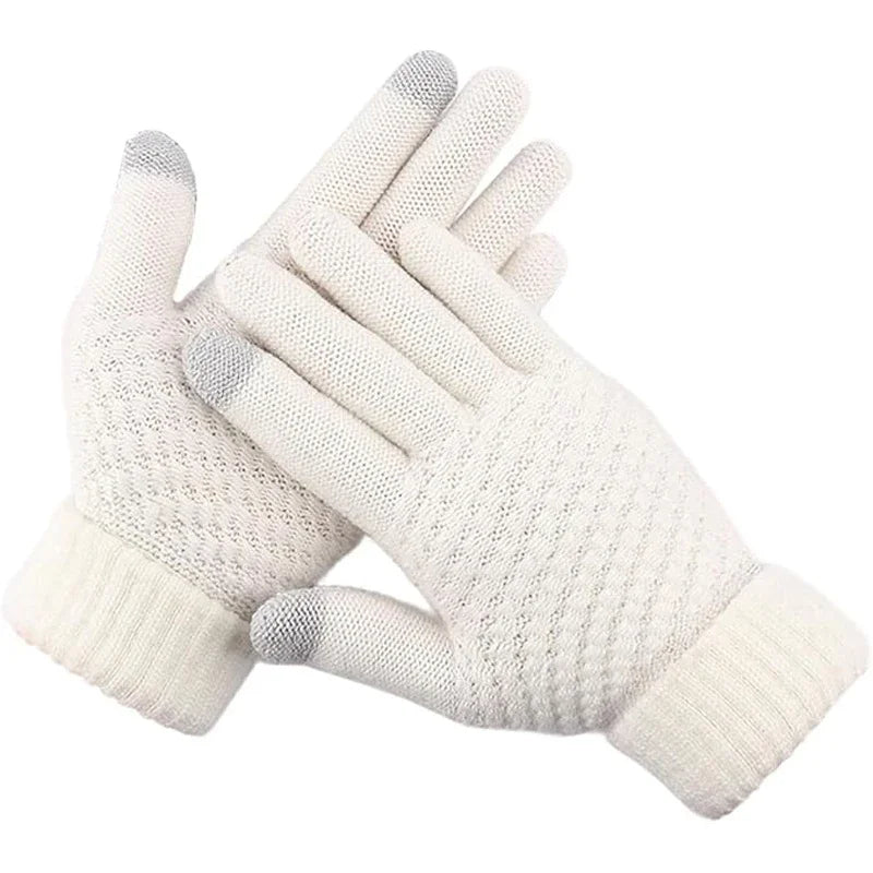 Unisex Thick Touchscreen Winter Gloves - Elastic Cuff Lined Gloves - photo 7