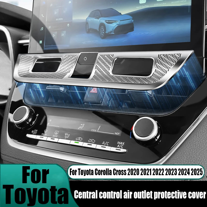 For Toyota Corolla Cross 2020 2021 2022 2023 2024 2025 dust cover for central control air outlet automotive interior accessories